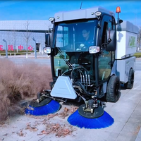 Balayeuse de voirie compacte autopropulsée entièrement électrique à haute efficacité, nouvelle, personnalisable, camion de nettoyage routier 1500L
