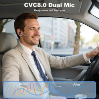 Nuevos Auriculares Inalámbricos Bluetooth Bee M50 con 24 Horas de Tiempo de Conversación, Manos Libres, con Micrófono con Cancelación de Ruido Mejorado