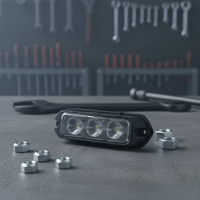 Feux de signalisation d'urgence ultra-minces à double couleur T3 avec 3 LED, montage en surface, clignotants pour la sécurité des véhicules