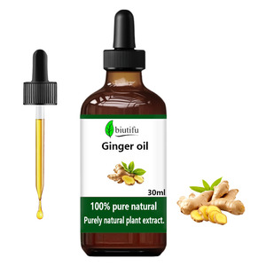 Huile essentielle de gingembre de qualité supérieure, pressée à froid, extrait de <span class=keywords><strong>plante</strong></span>, propriété chauffante naturelle, favorise doucement la circulation, soulage les muscles - Product Image 1