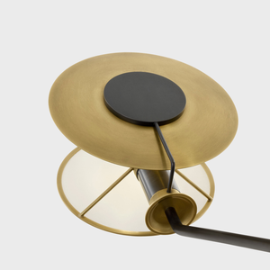 Lampadario/Lampada <span class=keywords><strong>a</strong></span> <span class=keywords><strong>Sospensione</strong></span> di Alta Qualità in Ottone Anticato Lucidato <span class=keywords><strong>a</strong></span> Mano con Diffusore in Lino per Soggiorno, Sala da Pranzo, Cucina 110V - Product Image 5