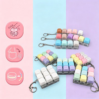 Porte-clés anti-stress à 31 designs, avec capuchon de touche rond, testeur de commutateur de clavier mécanique, jouet clicker, vente en gros