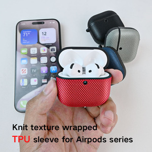 DL venta al por mayor para <span class=keywords><strong>airpods</strong></span> <span class=keywords><strong>Pro</strong></span> 2 funda impermeable de nailon envuelto TPU a prueba de golpes funda para auriculares con mosquetón para airpod <span class=keywords><strong>Pro</strong></span> 4 funda - Product Image 3