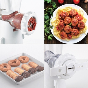 Multifunctional Manual <b>Meat</b> <b>Grinder</b> Hand Cranked Sausage Maker Cookie Extruder Detachable Washable Home Kitchen Mincing Tool - Product Image 4