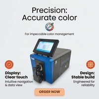 Spectrophotomètre de laboratoire de table, analyseur de différence de couleur haute précision pour l'association des couleurs des tissus textiles et le contrôle qualité des couleurs