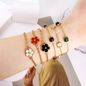 Nueva Pulsera de Acero Inoxidable Redonda con Diseño de Gota de Color, Exquisita y de Gran Venta, para Mujeres y Niñas - Product Image 2