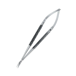 Ciseaux à micro-spring faits à la main en acier inoxydable à lame courbée pour cils et cuticules – Outil de manucure et de beauté - Product Image 5