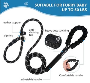 Nueva Correa para Perro Suave y de Moda, de Tela de Nailon con Hebilla Personalizable, Cuerda Resistente y Multifuncional de 4 a 6 Pies - Product Image 4