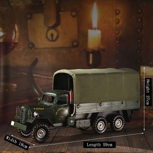 Modelo de Camión de Liberación Antiguo Chino TM904, Artesanía Metálica Retro, Decoración del Hogar, Decoración de Bar, Colección de Artesanías, Coche - Product Image 2