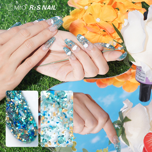 Gel UV pour ongles RS Nail Glitter Rubber Base Deux en un 11 couleurs Gel de beauté pour nail art Colle UV Non toxique Sans odeur Durable 3-4 semaines - Product Image 6