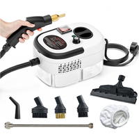 Nettoyeur Vapeur Portable Keromee 2500W Contrôlé par Application, Réservoir d'Eau 1.8L, Brosses et Buses de Nettoyage à Vapeur Haute Température, Extension