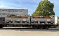 Récipient de réservoir en acier au carbone certifié 20ft DNV/ASME personnalisé pour solution de brome 8,23 m³ récipient sous pression d'azote liquide