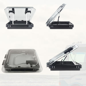 400*400mm RV23SL tragaluz para autocaravana luces LED Ventana de techo con modelo de tránsito de cuerpo de vidrio acrílico único - Product Image 1