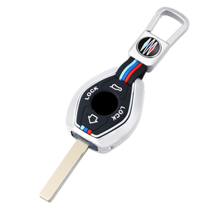 Funda Protectora para Llaves de Coche de Aleación de Zinc y Gel de Sílice para <span class=keywords><strong>BMW</strong></span> X3 5 Z3 4 7 E38 E39 E46 E83, Llavero, Accesorios para Bolsos - Product Image 1
