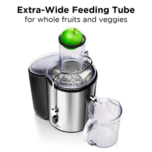 Extractor de Jugos de Alta Velocidad y Potencia para el Hogar, Electrodoméstico de Cocina con Boca Ancha para Frutas y Verduras, Capacidad de 380 ml - Product Image 5