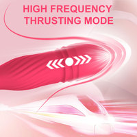 Vibrateur anal télescopique à 10 fréquences, télécommande sans fil, rétractable, pour la prostate, en silicone ABS, 100% USB