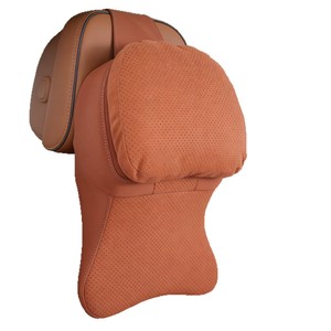 The New Second-Generation Car Headrest Neck Pillow with <b>Yacht</b> Suede and Memory Foam for Tesla/Xiaomi Vehicles - Product Image 1