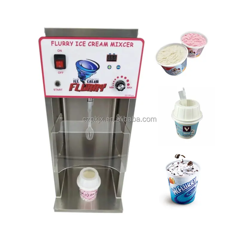Fruit Blizzard Ice Cream Making Blender Mc Flurry Machine