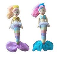Poupée sirène princesse en peluche douce fantaisie, multicolores, 45 cm, autres vêtements de poupée, jouet pour filles, cadeau pour les filles de 2 à 14 ans