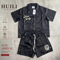 Survêtements personnalisés automne 2026, streetwear, coupe-vent en nylon, veste à cordon de serrage pour homme, fournisseur ODM OEM
