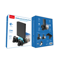 Support de refroidissement Vertical pour manette de jeu PS4 Pro/Slim, Double Base de chargement, pour Joystick