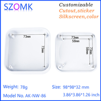 Boîtier électronique pour télécommande IoT Szomk, boîtier portable, boîte IoT, passerelle réseau, petit capteur, boîtier IoT en plastique