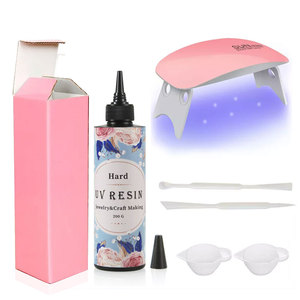 Uv nhựa Bông tai Set DIY Kit UV nhựa Starter Kit với ánh sáng cho người mới bắt đầu đồ trang sức làm thủ công mỹ nghệ - Product Image 1