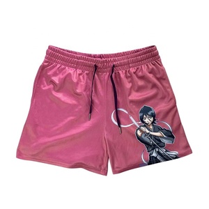 Pantalones Cortos Deportivos Unisex de Anime <span class=keywords><strong>BLEACH</strong></span> <span class=keywords><strong>Rukia</strong></span> con Estampado 3D, Secado Rápido, para Gimnasio, Fitness, Running - Product Image 4