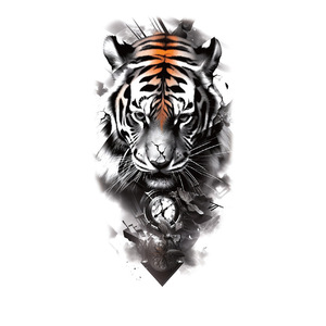 Tatuaje Temporal de Transferencia de Agua con Diseño de Animales Coloridos Estilo Indio, Arte Corporal Ecológico para Hombres y Mujeres - Product Image 6