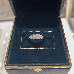 Bague en argent pur S925 Wenchi, modèle papillon fantôme, incrustation de diamant haute qualité, luxe léger et raffiné - Product Image 3