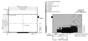 Arabalar için LVDS arayüzü ile 7 inç AMOLED E-kağıt teşhir standı modülü 1280*800 çözünürlük - Product Image 6