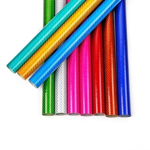 หลอดคาร์บอนไฟเบอร์หลากสีสำหรับ <span class=keywords><strong>B550</strong></span>สีดำด้านเจ็ดสี aclyric หลอดสี UV - Product Image 3