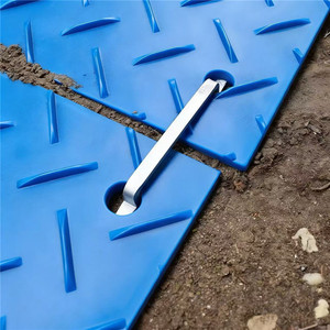 Tapis de protection du sol en HDPE résistant à l'usure, <span class=keywords><strong>panneaux</strong></span> routiers temporaires en plastique - Product Image 2