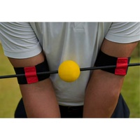 SwingPerfect - Entrenador de Alineación de Brazos para Golf, Varilla de Fibra de Carbono, Corrector de Muñeca para Práctica de Putt, 60 cm