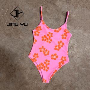 Maillot de bain une pièce de haute qualité pour l'été, imprimé double face, en tissu polyester recyclé, fabrication OEM - Product Image 4