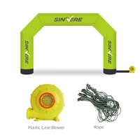 Arche gonflable populaire pour événements sportifs en plein air, marathon, course, compétition, étanche, durable, 8-10 pieds x 4-6 pieds, avec souffleur