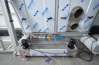 Nouvelle machine de nettoyage de verre isolant standard de 2000 mm, machine de lavage automatique verticale pour verre plat avec moteur