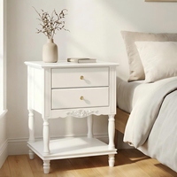 Table de chevet moderne minimaliste américaine en bois massif, armoire de rangement pour chambre à coucher