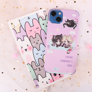 Autocollant de té<span class=keywords><strong>l</strong></span>éphone personnalisé avec dessin animé anime, impression UV, <span class=keywords><strong>film</strong></span> papier écologique, taille et logo personnalisés pour une utilisation promotionnelle - Product Image 1