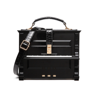 Borsa a Tracolla di Lusso Unica per Donne, Borsa con Manico Superiore, Borsetta in Acrilico a Forma di Pianoforte - Product Image 1