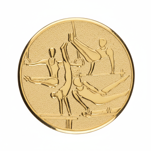 Ciondoli e Charms da Uomo per Ginnastica Artistica, Diametro 25mm, Finitura Fine - Product Image 2