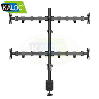 Support d'écran d'ordinateur réglable en hauteur KALOC Ergonomics en matériau SPCC DW240-J