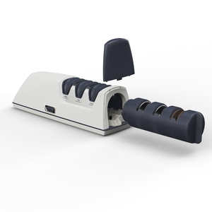Affûteurs de couteaux électriques à roues à grains interchangeables avec guides d'angle de précision - Product Image 2