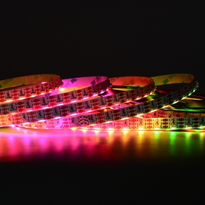 RGBIC SK6812 측면 발광 <span class=keywords><strong>RGB</strong></span> <span class=keywords><strong>LED</strong></span> 스트립 5V <span class=keywords><strong>12V</strong></span> 스마트 드림 컬러 DIY 홈 데코 유연한 접착식 고밀도 색상 변경 - Product Image 6