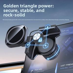 Senyork triangle Dashboard 360 flexible magnetic phone <b>bracket</b> universal Car Navigation Phone Mount holder support stand - Product Image 3