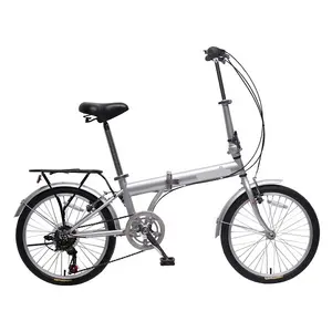 20" Steel Folding Bike U transformer Foldable Bicycle, Rack and Fenders Aluminum folding bike
