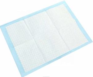 סרט PE כחול מותאם אישית סופר סופג מהיר יבש ללא החלקה עיצוב חד פעמי כלב חיות מחמד פיפי כרית - Product Image 3