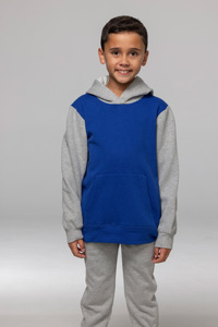 Sweat-shirt personnalisé pour garçons et filles, à blocs de couleur, en coton respirant, pour le camping, l'école, les activités de plein air, la gym, les voyages printaniers, pour juniors - Product Image 4