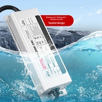 Schaltnetzteil IP68 Wasserdichtes Unterwasserlicht Outdoor LED Wandfluter 220V auf 24V Lichtstreifen-Transformator Volle Leistung