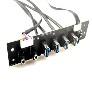 OEM ODM-cable de panel frontal para ordenador, carcasa de PC, USB 3,0, LED, reposacabezas, SW